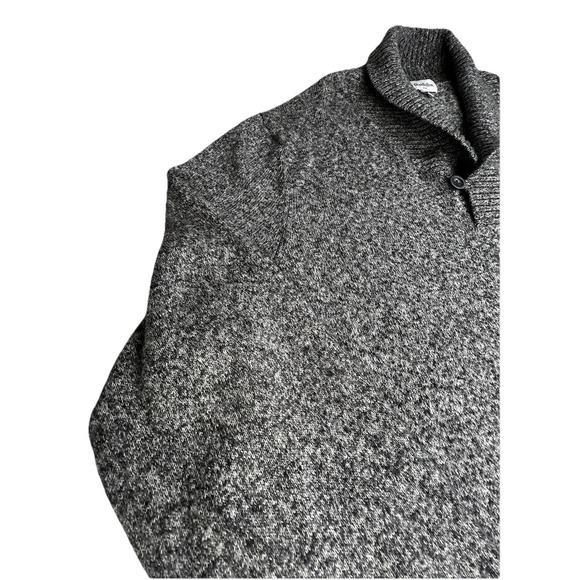 Goodfellow & Co. Men's Size 4 X B Tall Pullover Shawl Sweater Heathered Gray - Picture 7 of 11